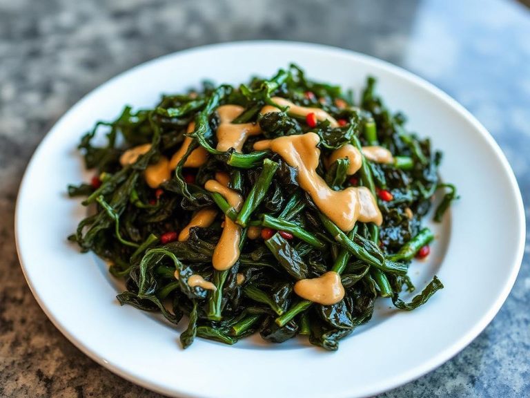 Rehydrated Seaweed with Sesame Dressing