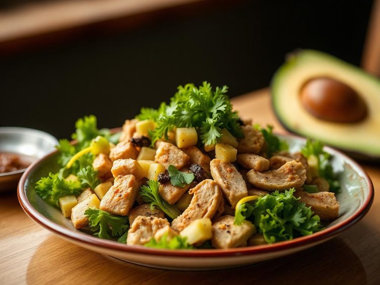 Reina Pepiada (Venezuelan, with avocado-chicken salad)