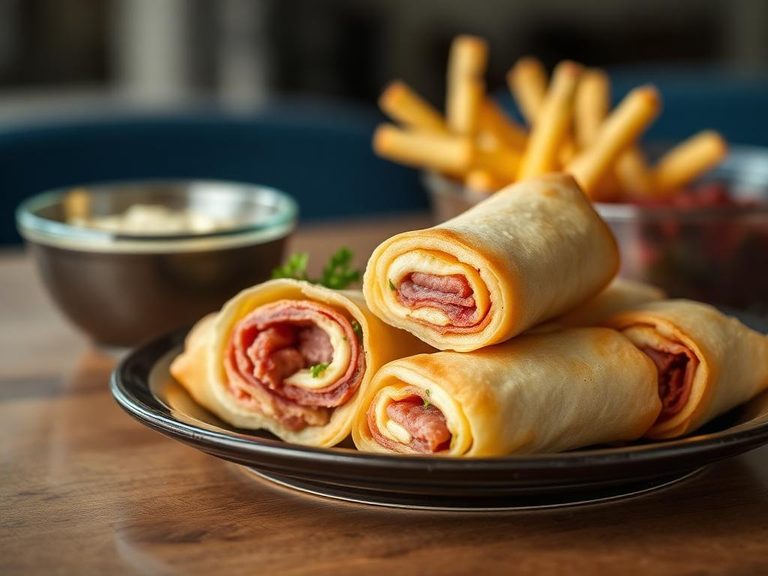 Reuben Egg Rolls