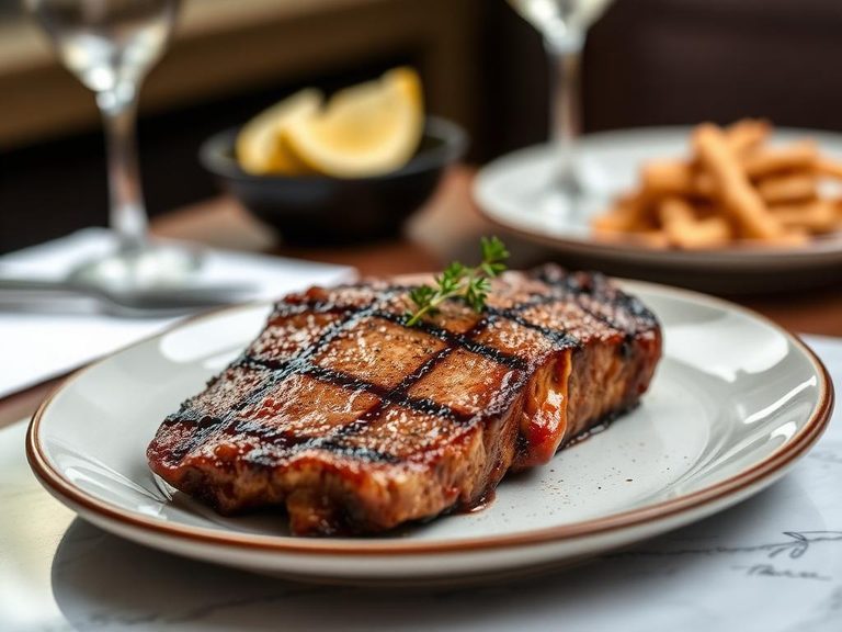 Ribeye Steak au Poivre