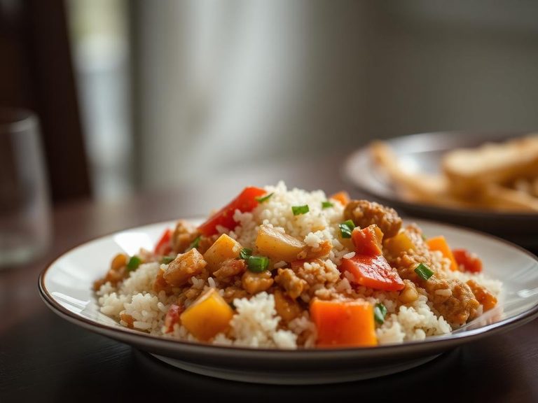 Rice and vegetable stew