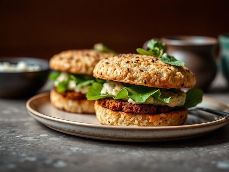 Rice cake sandwiches