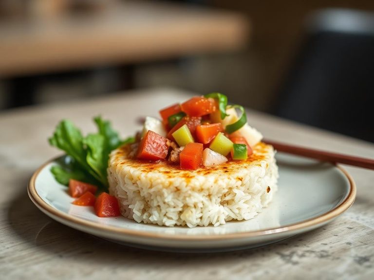 Rice Cake with Toppings