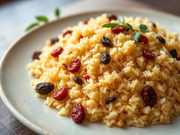 Rice Pilaf with Dried Fruits