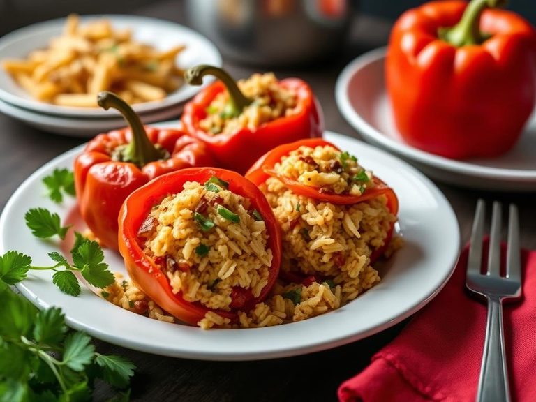 Rice Stuffed Peppers