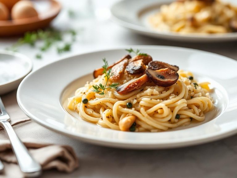 Risotto ai Funghi con Pesce
