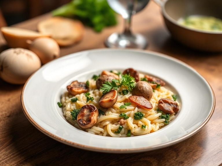 Risotto ai Funghi e Verdure