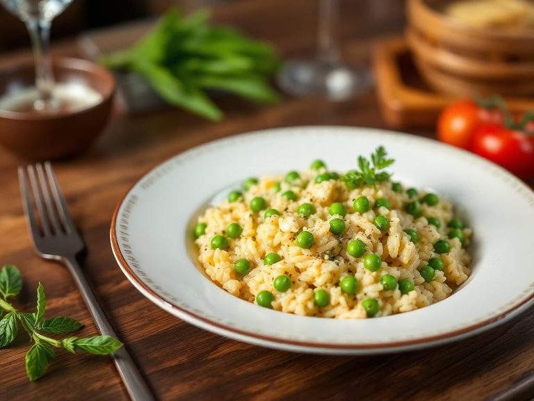 Risotto con Piselli