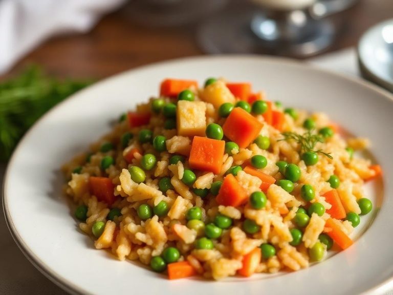 Risotto with Peas and Carrots