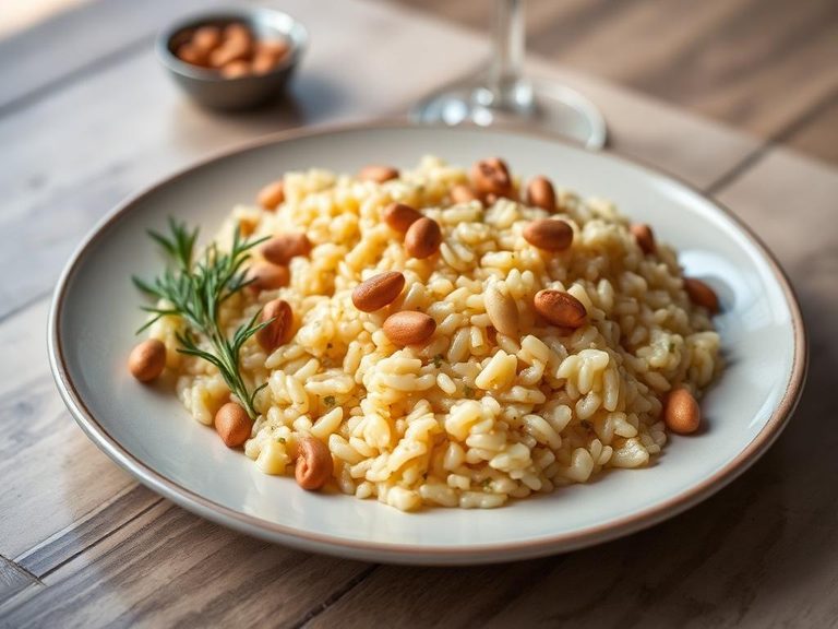 Risotto with Pine Nuts