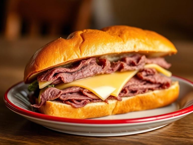 Roast Beef and Cheddar Sandwich