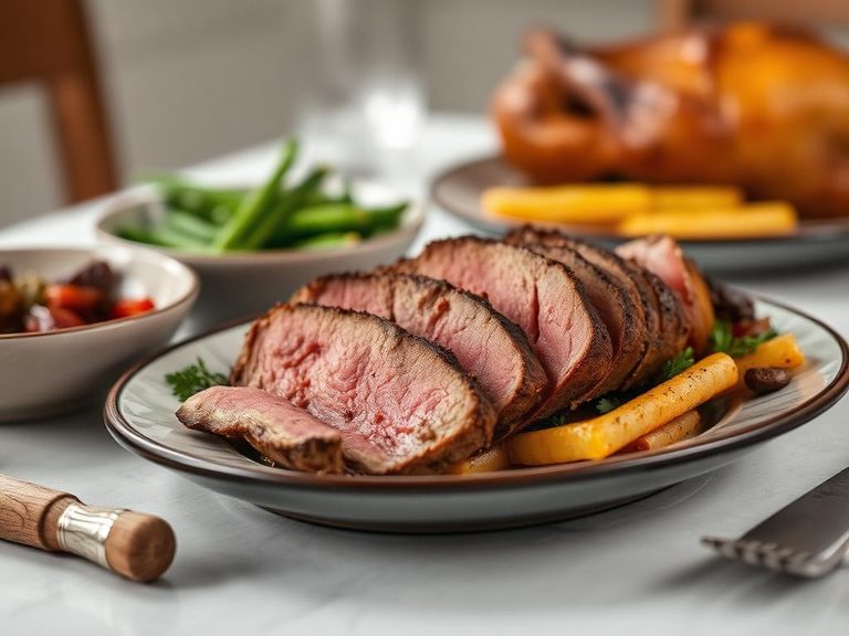 Roast beef or turkey dinner