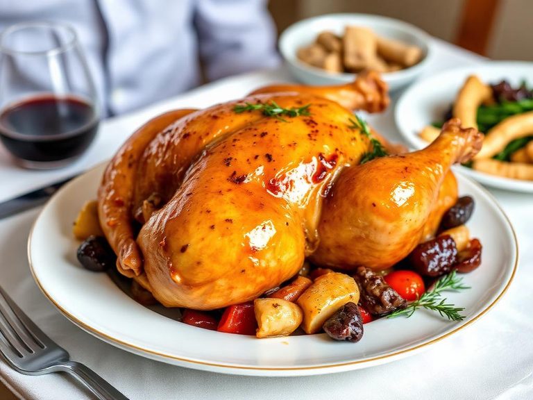 Roast Chicken with All the Trimmings