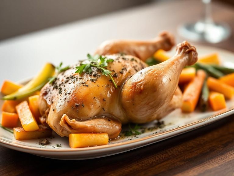 Roast Chicken with Herbs and Vegetables