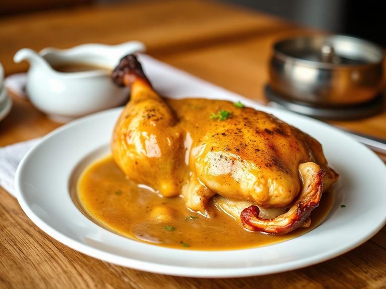 Roast Chicken with Pan Gravy