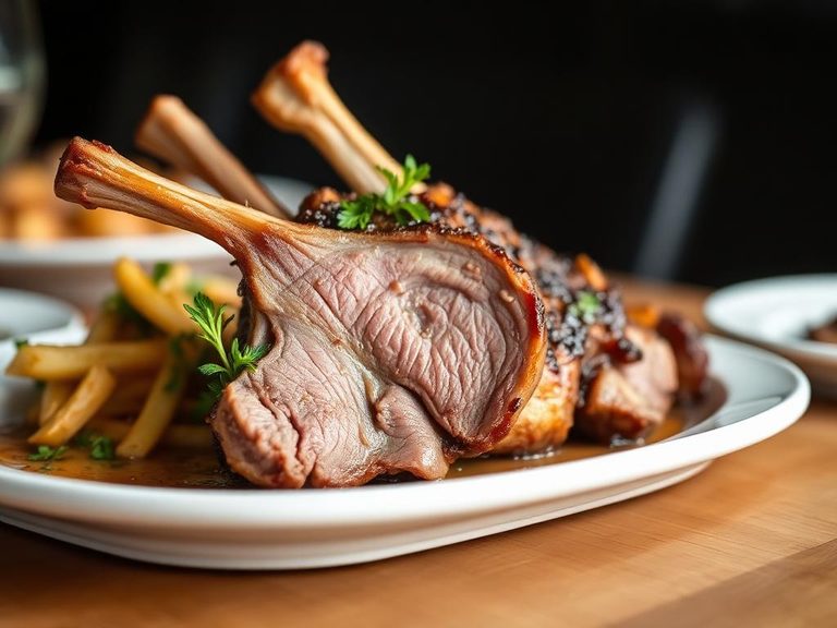 Roast Lamb with Crispy Fat