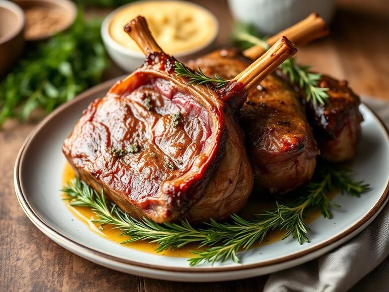 Roast Lamb with Herbs