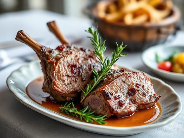 Roast Lamb with Rosemary