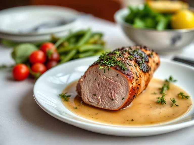 Roast Pork Loin with Herbs