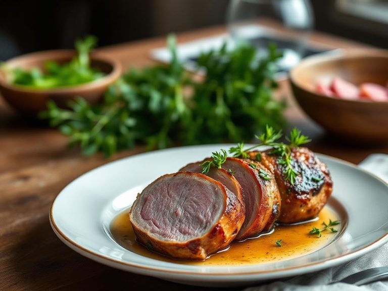 Roast Pork Tenderloin with Herbs