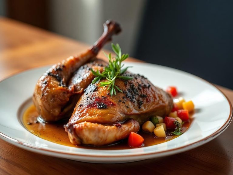 Roast Squab with Herbs