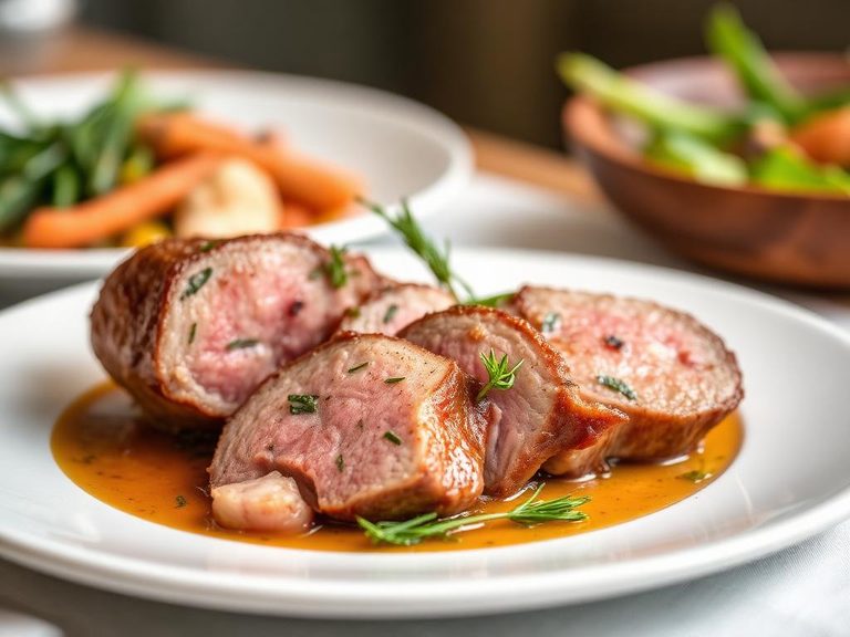 Roast Veal Loin with Herbs