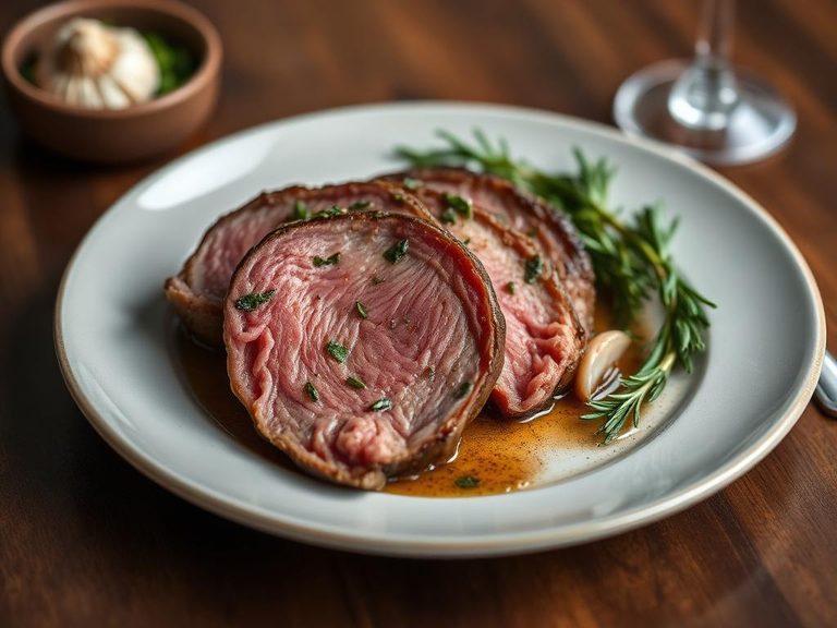 Roast Veal with Herbs and Garlic