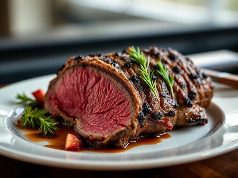 Roasted Beefalo Loin
