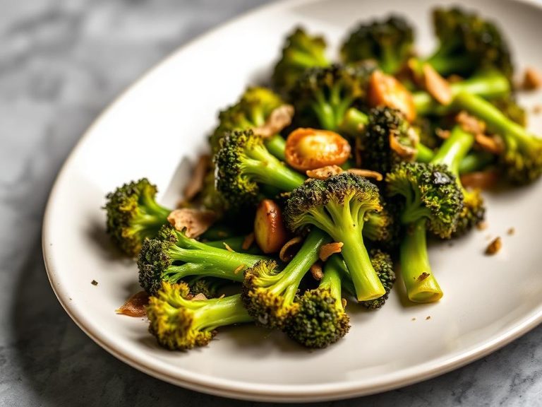 Roasted Broccoli with Garlic