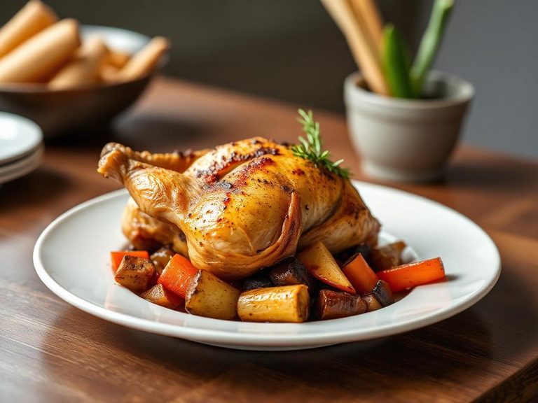 Roasted Chicken and Root Vegetables