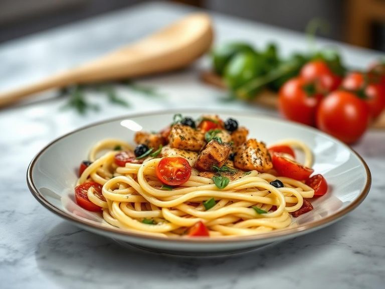 Roasted Fennel and Tomato Pasta