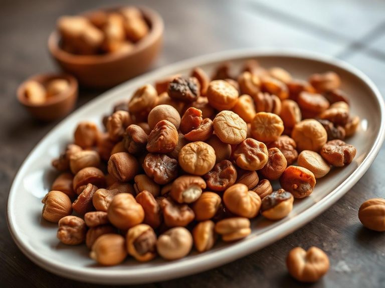 Roasted hazelnut snack mix