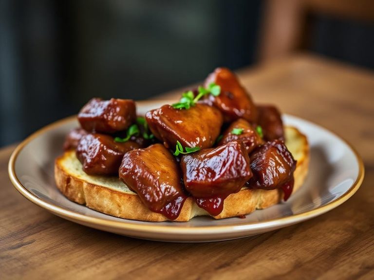Roasted Kidneys on Toast