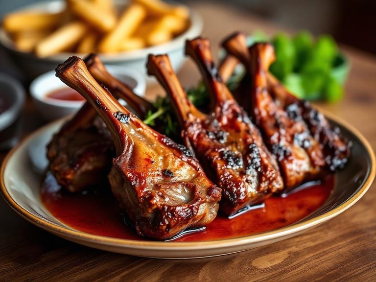 Roasted Lamb Ribs