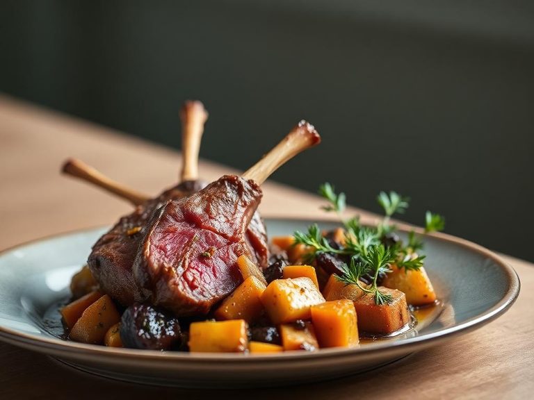 Roasted Lamb with Root Vegetables