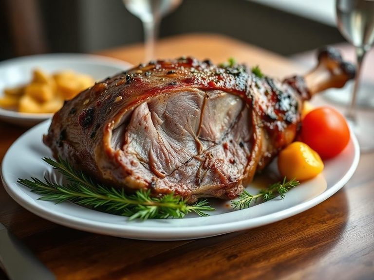 Roasted Leg of Mutton