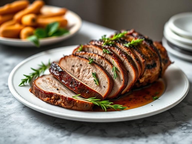 Roasted Pork Loin with Herbs