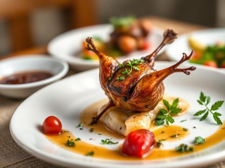 Roasted Quail with Herbs