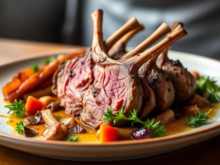 Roasted Rack of Lamb
