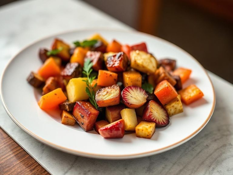 Roasted root vegetable medley