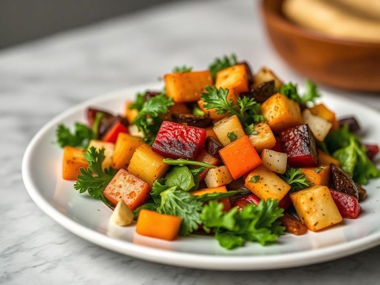Roasted Root Vegetable Salad
