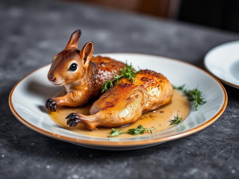 Roasted Squirrel with Herbs