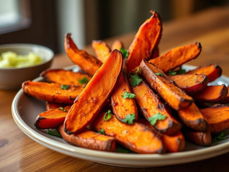 Roasted Sweet Potato Wedges