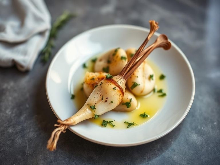 Roasted turnips with herbs and olive oil