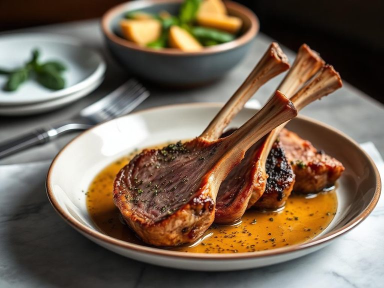 Roasted Veal Chops with Herbs