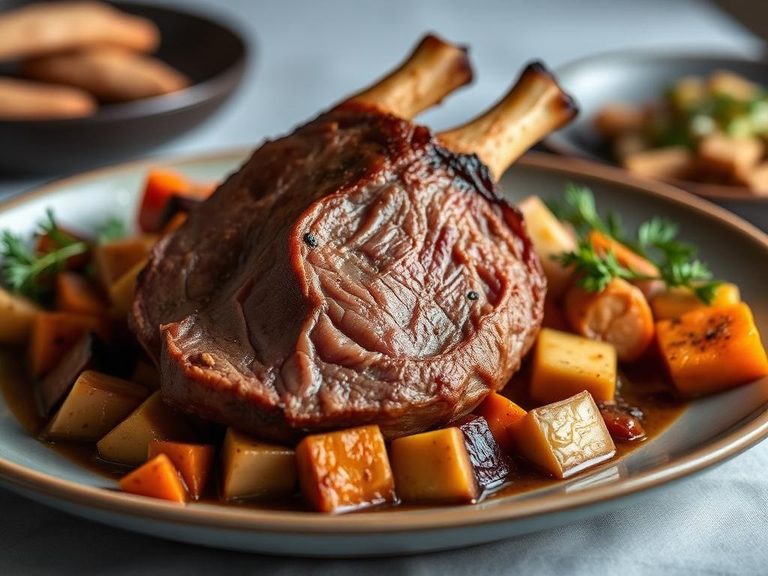 Roasted Veal with Root Vegetables