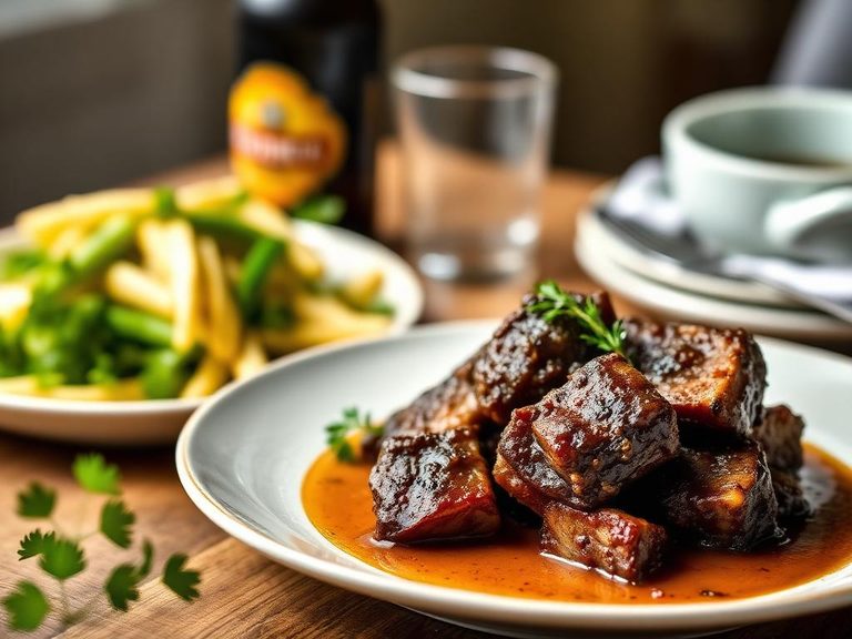 Root beer braised short ribs