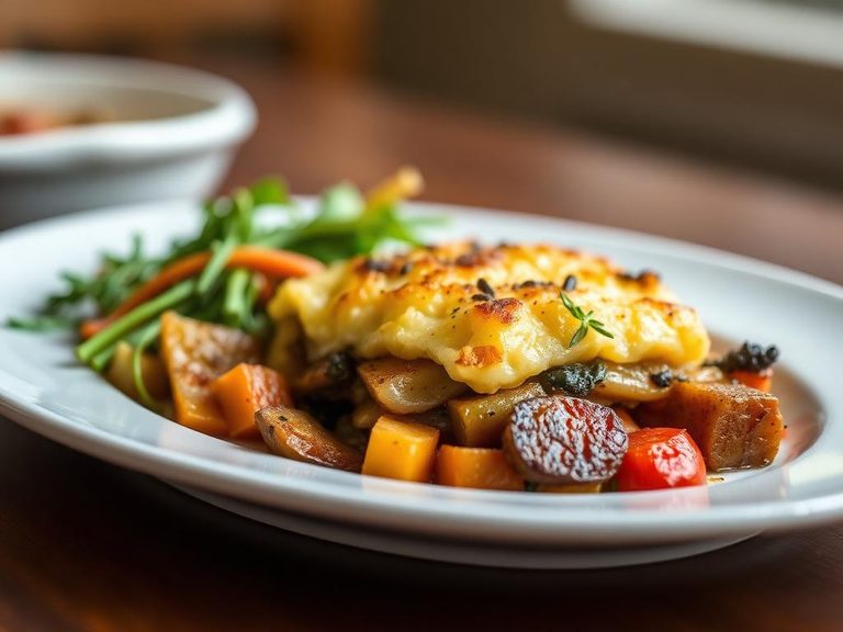 Root vegetable gratin