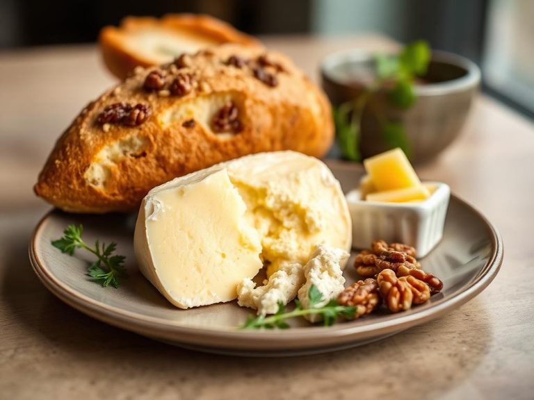 Roquefort and walnut bread