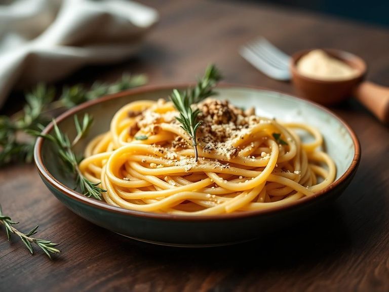 Rosemary and olive oil pasta